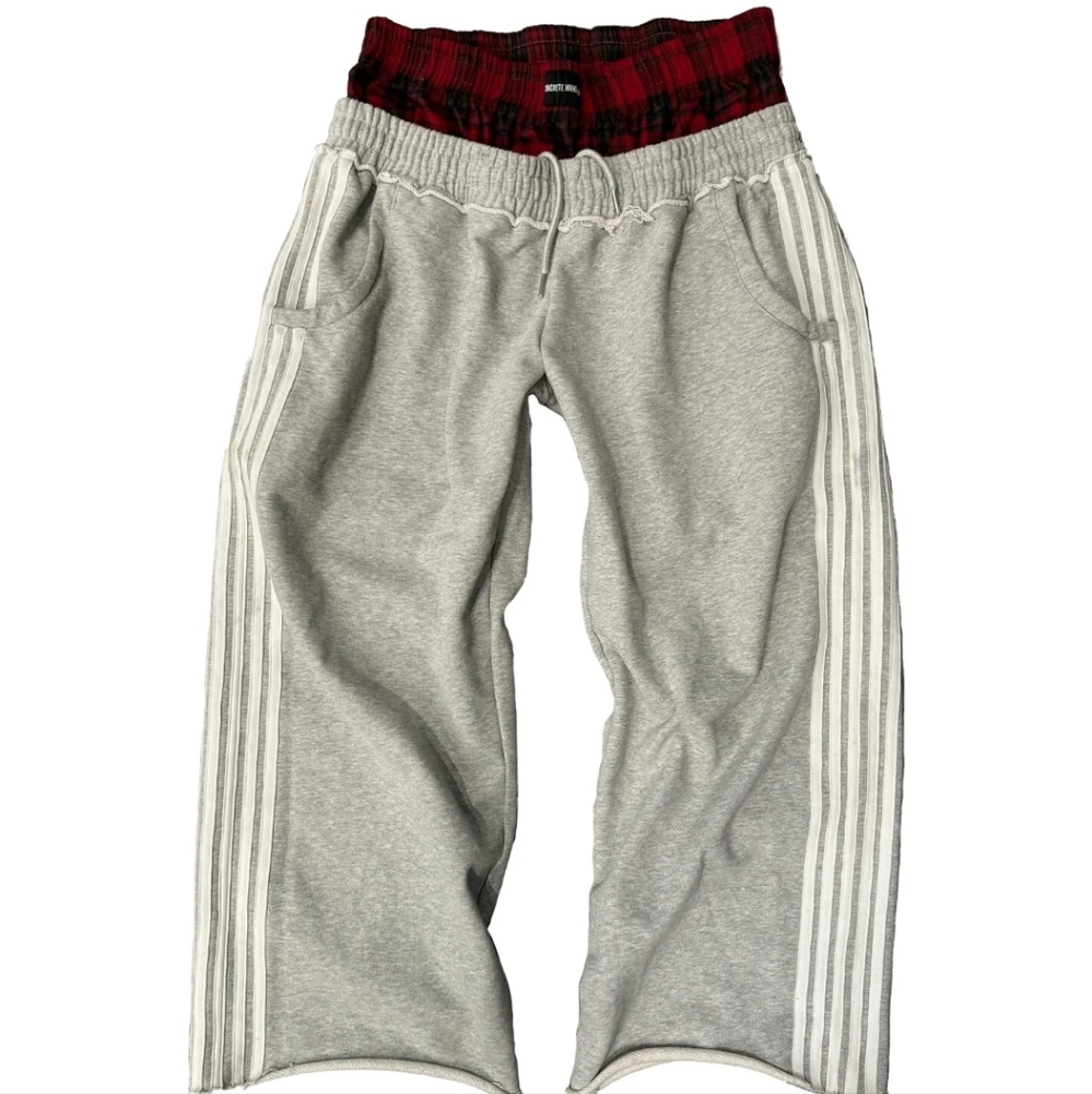 Grey Concrete Mansions Track Sweats